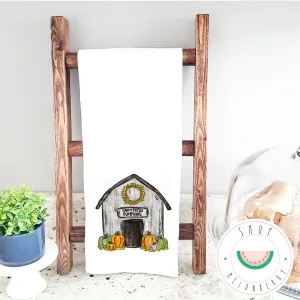 Farm Fresh Pumpkins Tea Towel