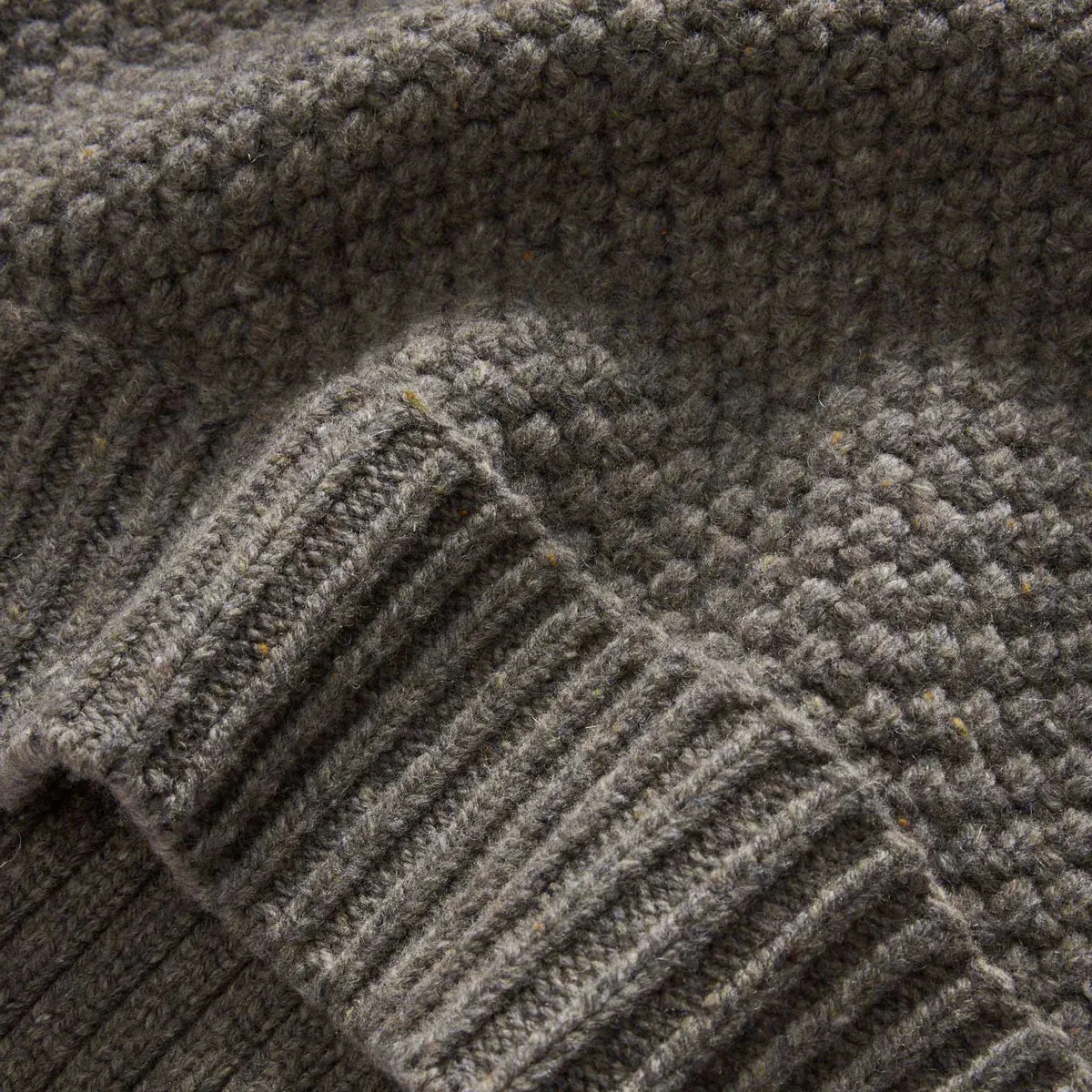 Fisherman Sweater | Taupe Merino