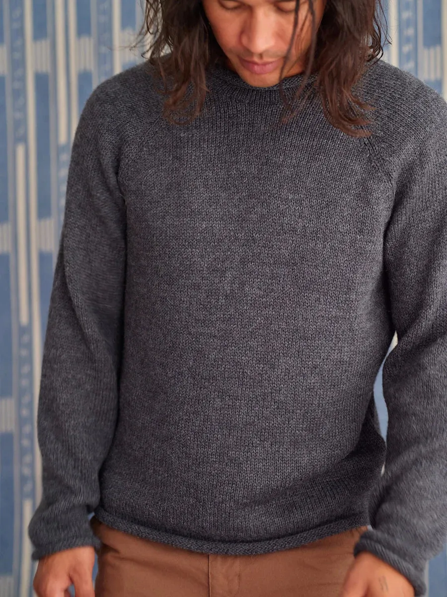 Fishermen Sweater - Charcoal