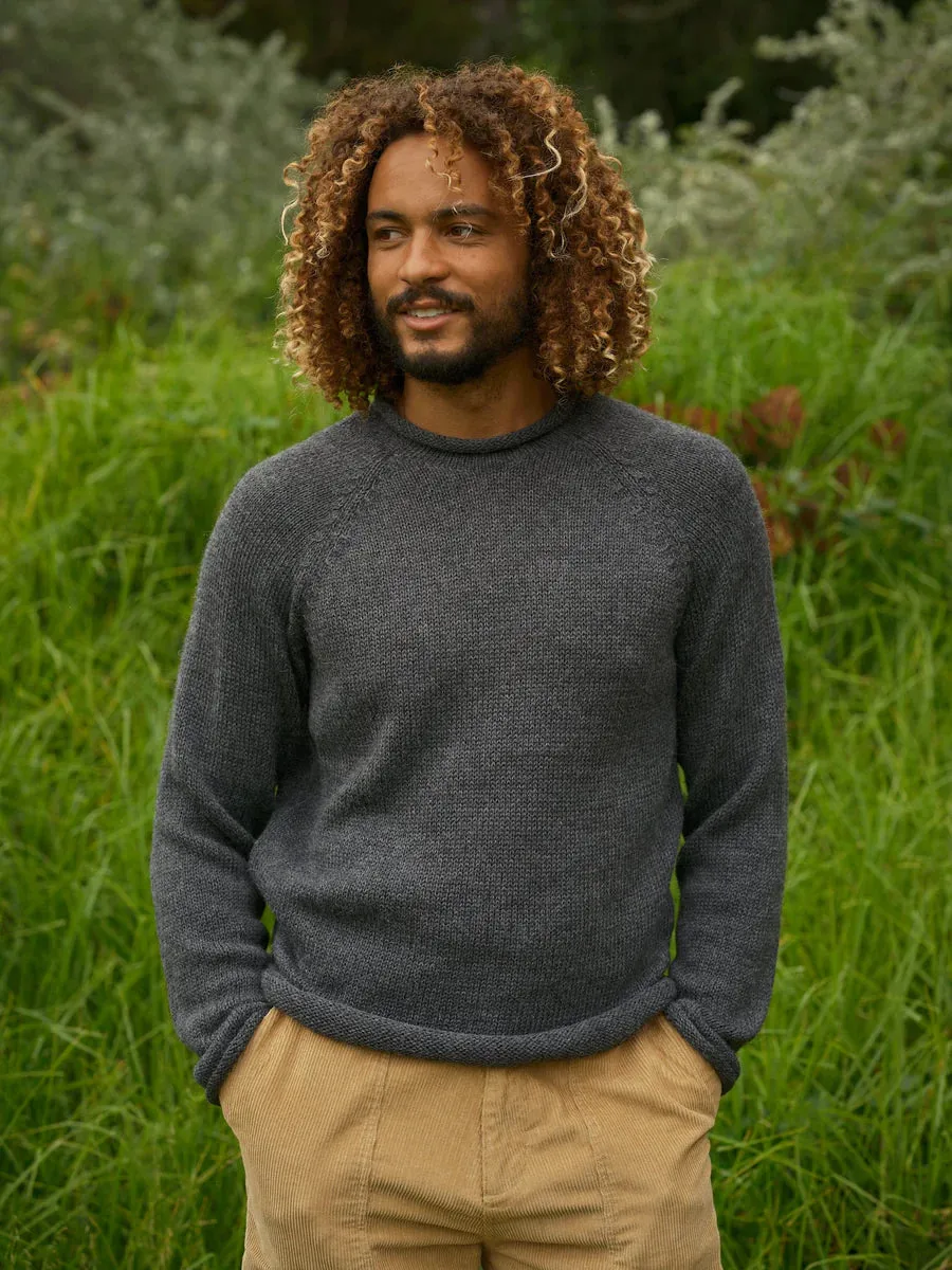 Fishermen Sweater - Charcoal