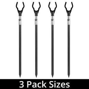Fishing Adjustable Extending Banksticks Telescopic Bank sticks Rod Butt Rest 40-60cm Michigan