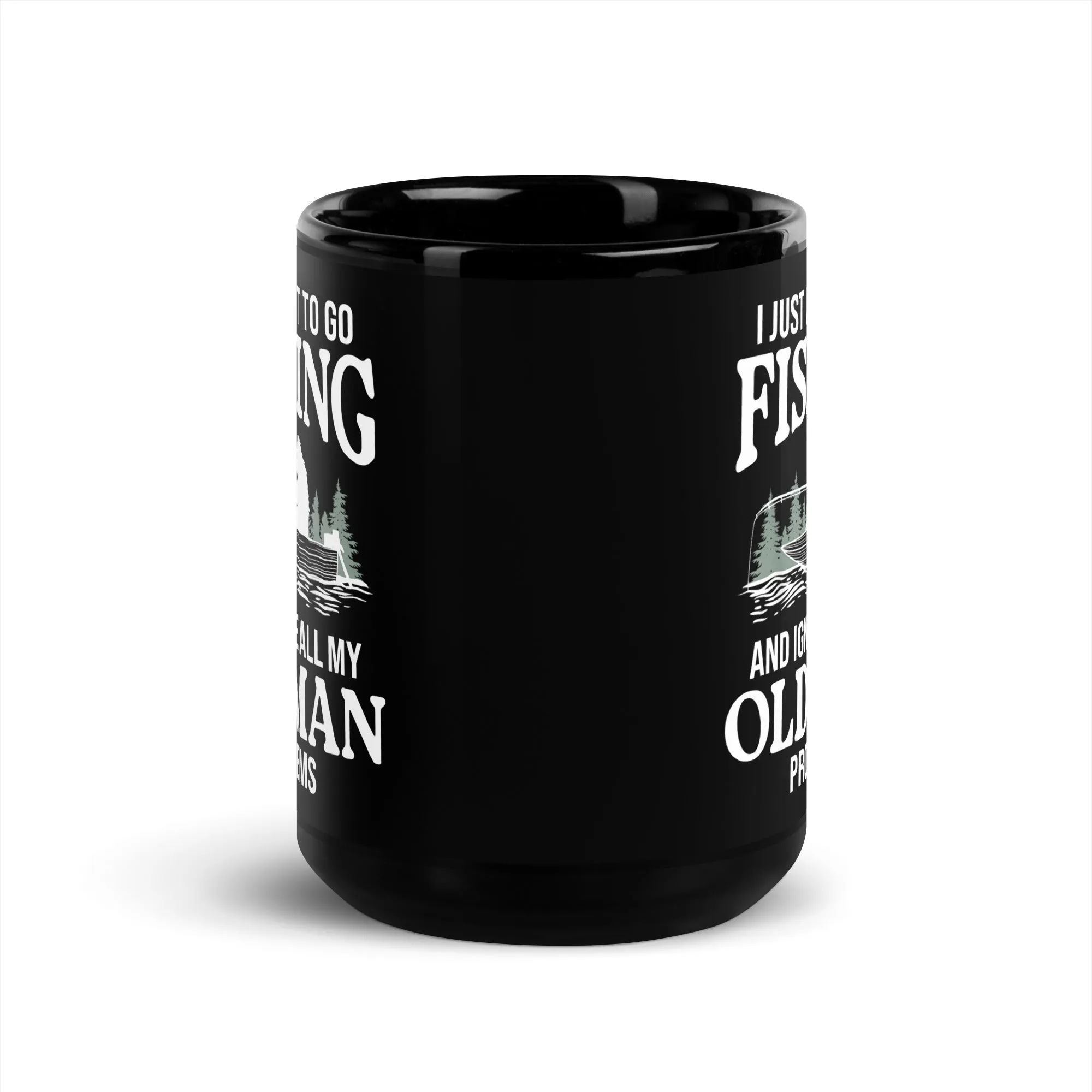 Fishing Old Man Problems Coffee Mug
