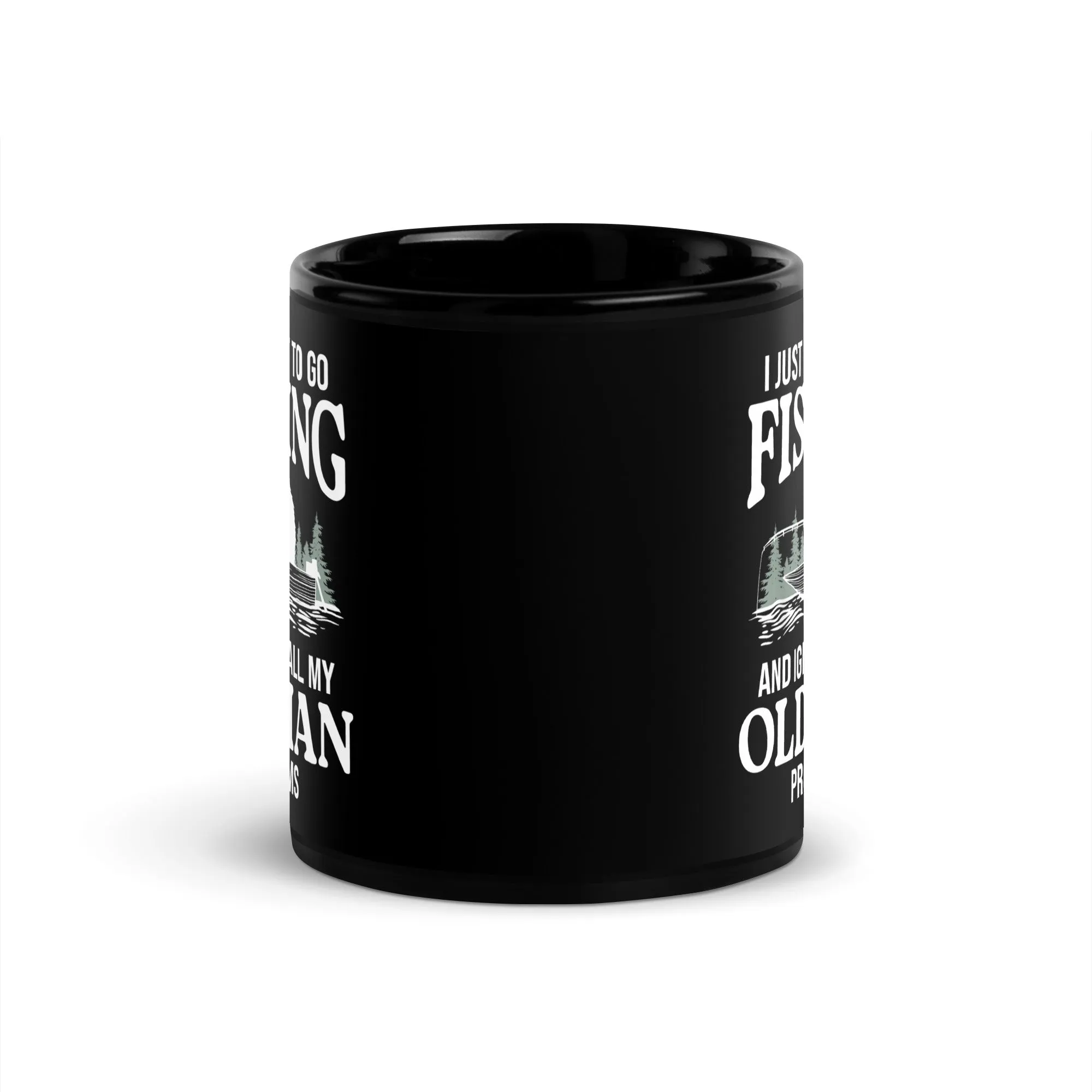 Fishing Old Man Problems Coffee Mug