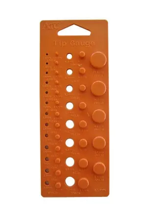 Fishing Rod Tip Measurement DIY Gauge - Internal and External