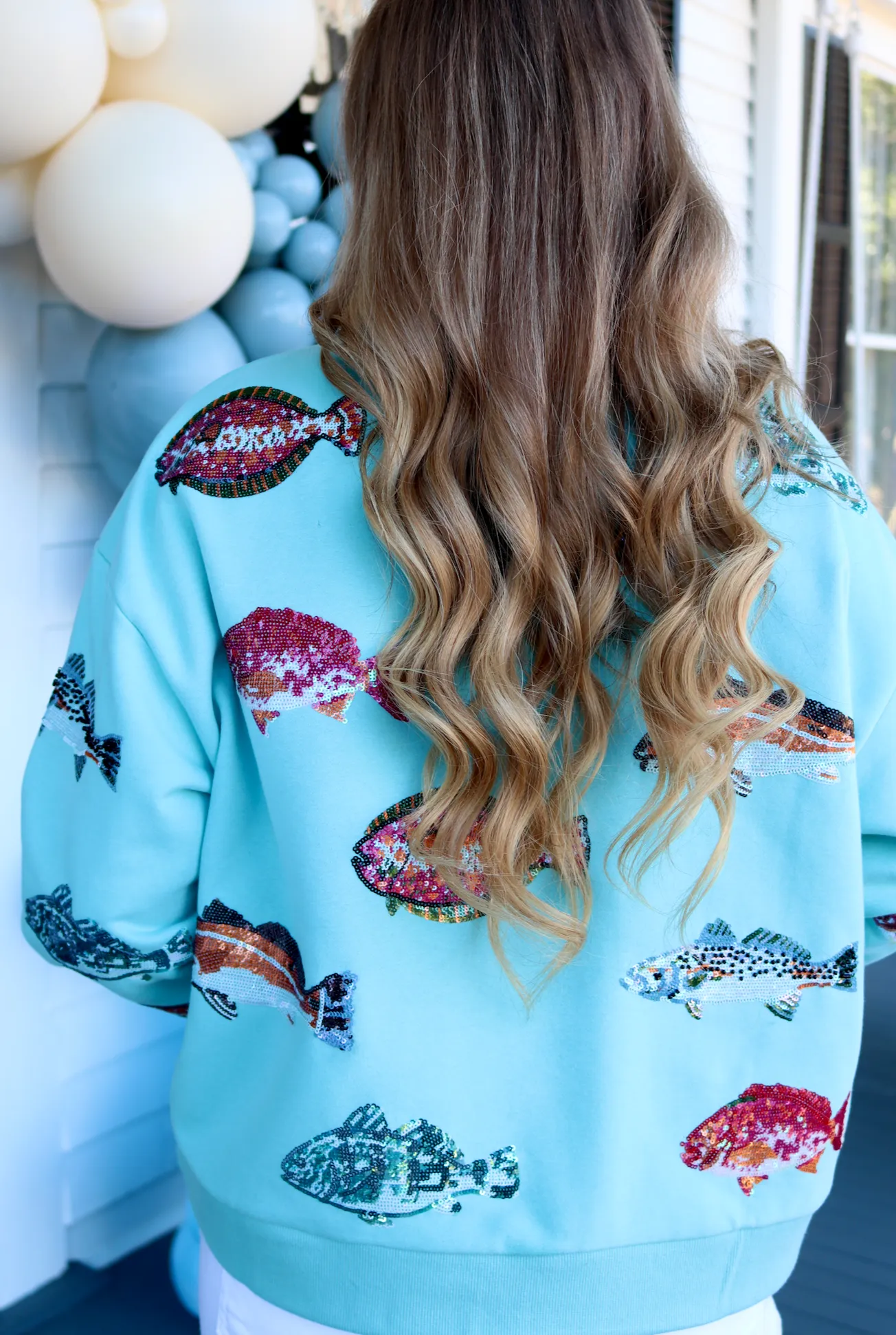 Fishy Fishy Sweatshirt | Light Blue