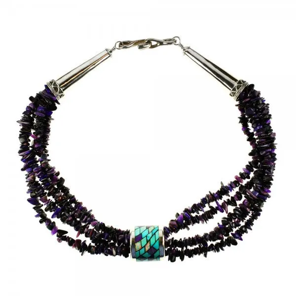 Five Strand Sugilite Necklace