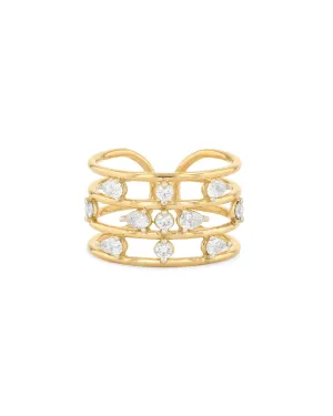 Flat Light Pinky Ring