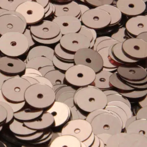 Flat Round Sequin #204 Light Red (Metallic)