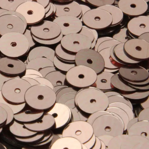 Flat Round Sequin #204 Light Red (Metallic)