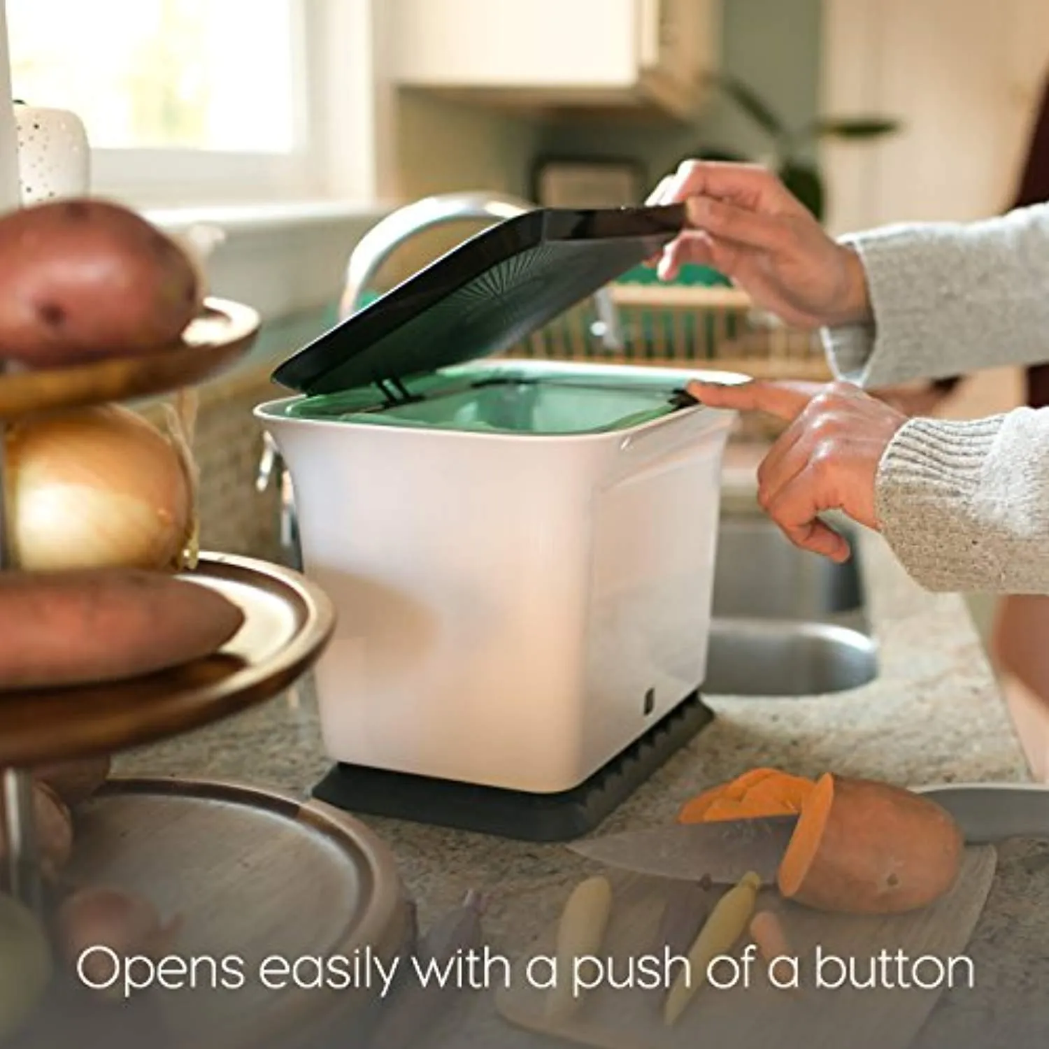 Fresh Air Odor-Free Kitchen Compost Bin