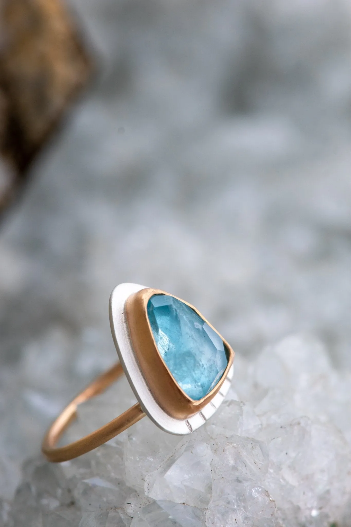 FRESH AQUAMARINE RING