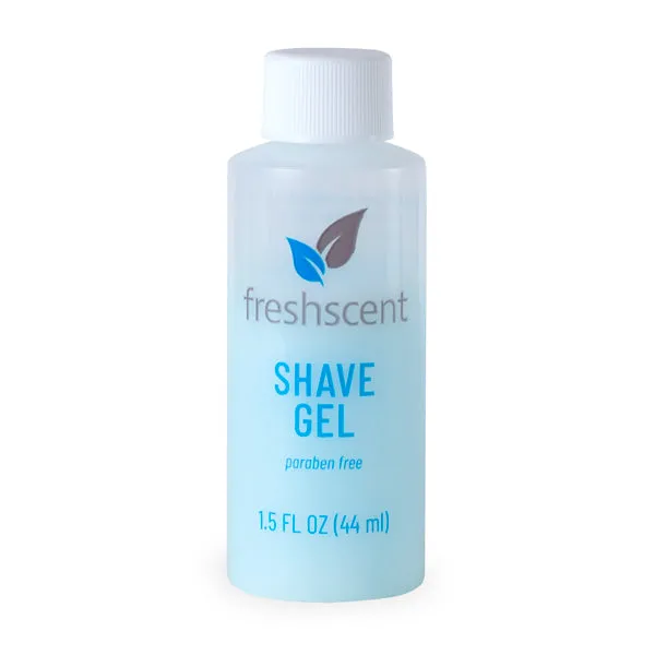 FreshScent FSG15 1.5 oz. Shave Gel - Clear Bottle (Case)