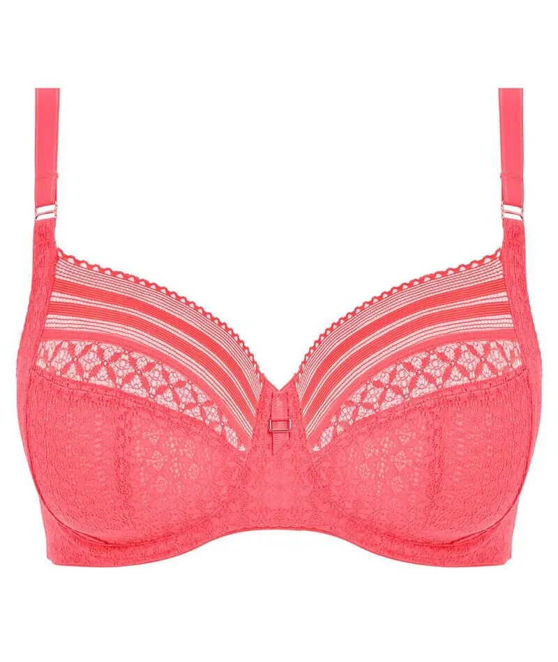 Freya Viva Underwired Side Support Bra - Sunkissed Coral