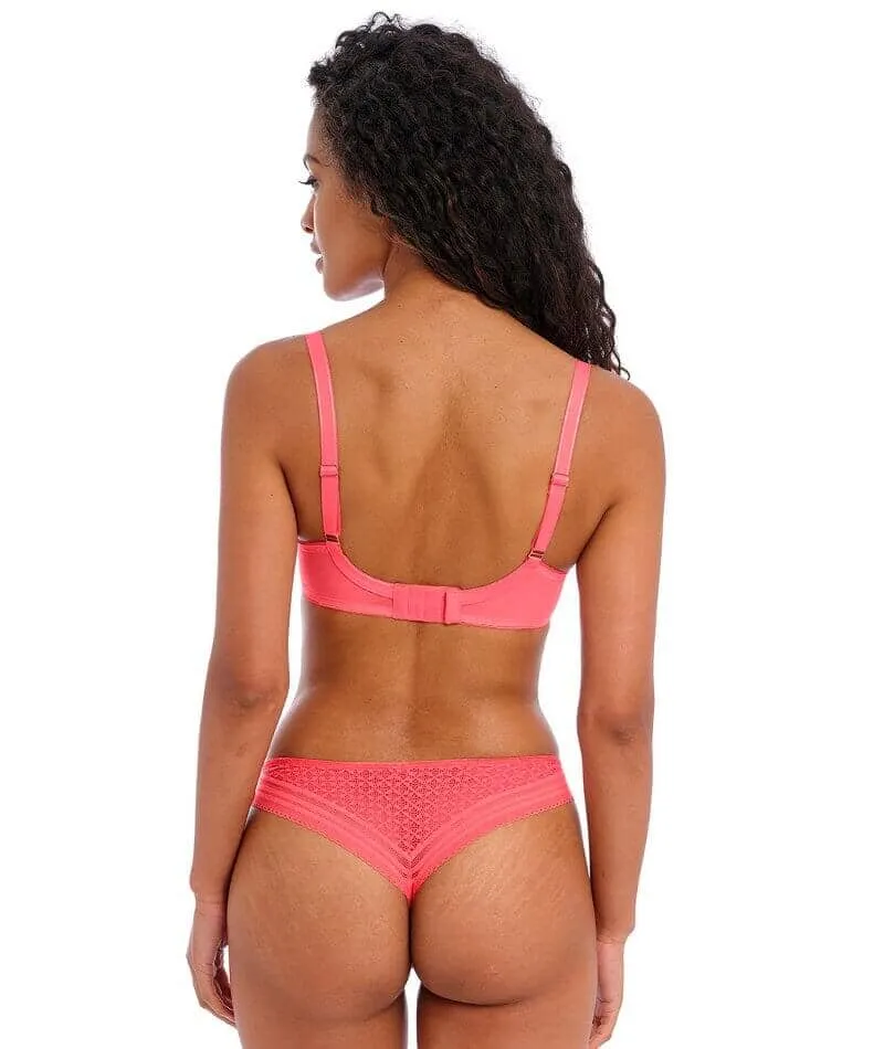 Freya Viva Underwired Side Support Bra - Sunkissed Coral