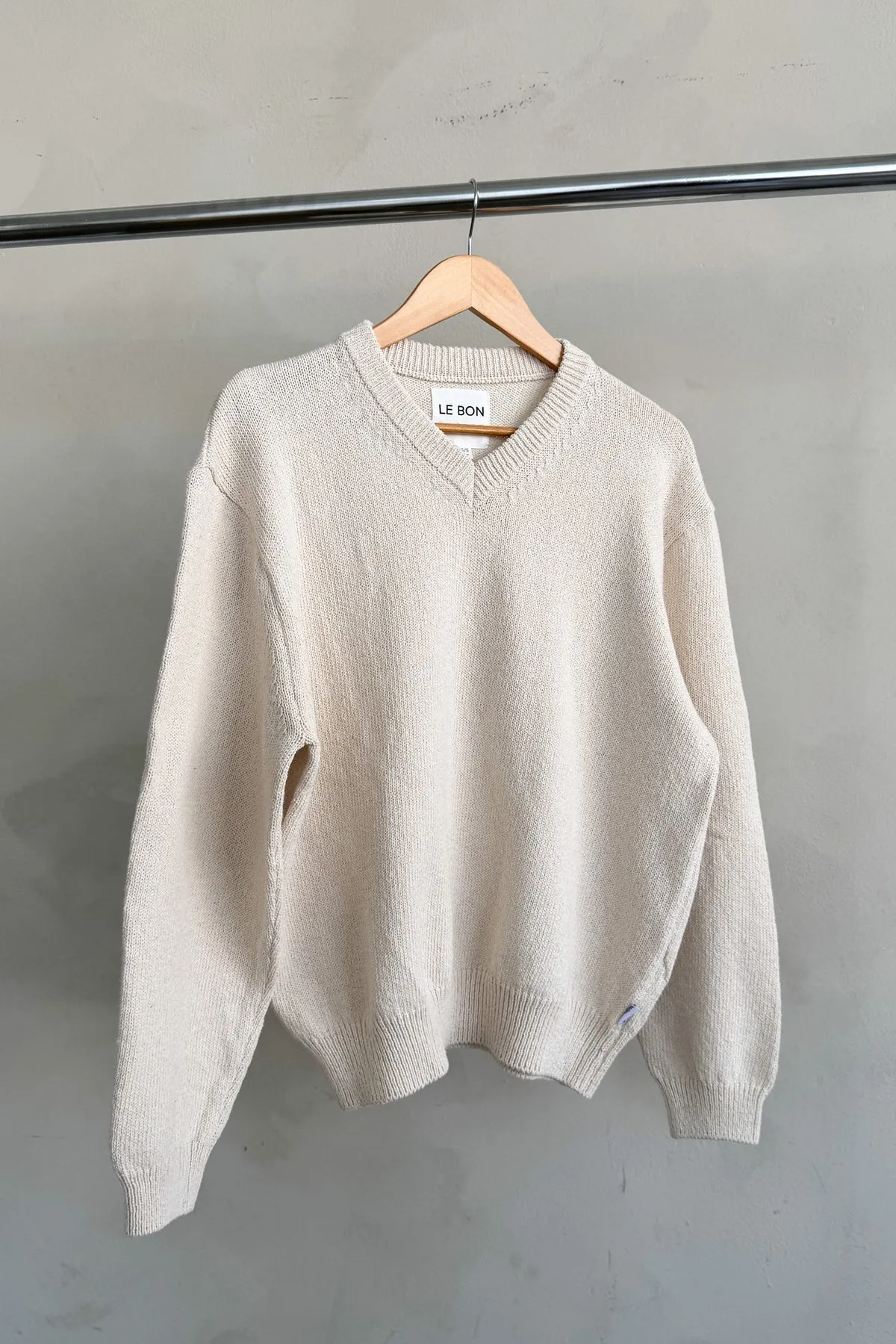 Gabby Sweater in Naturel | Le Bon Shoppe