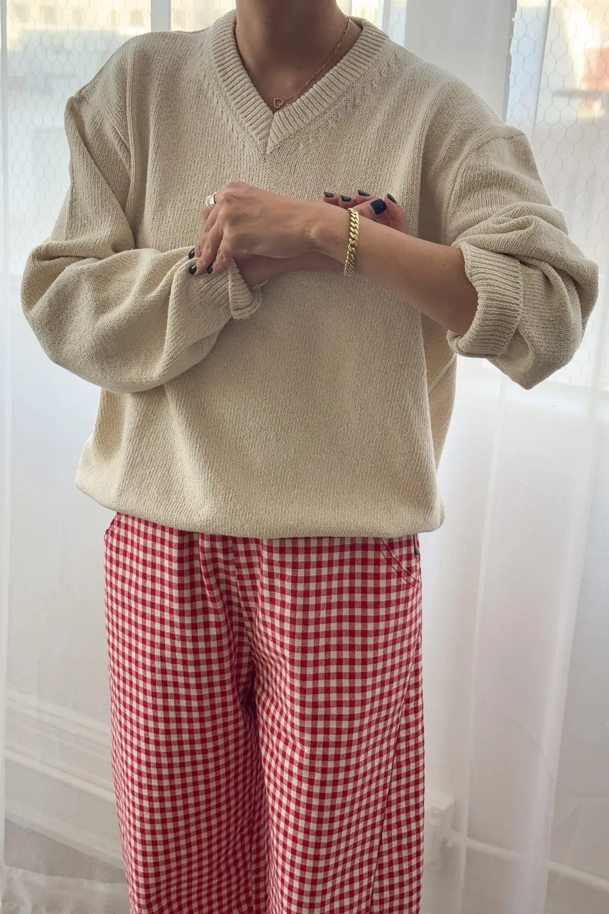 Gabby Sweater in Naturel | Le Bon Shoppe