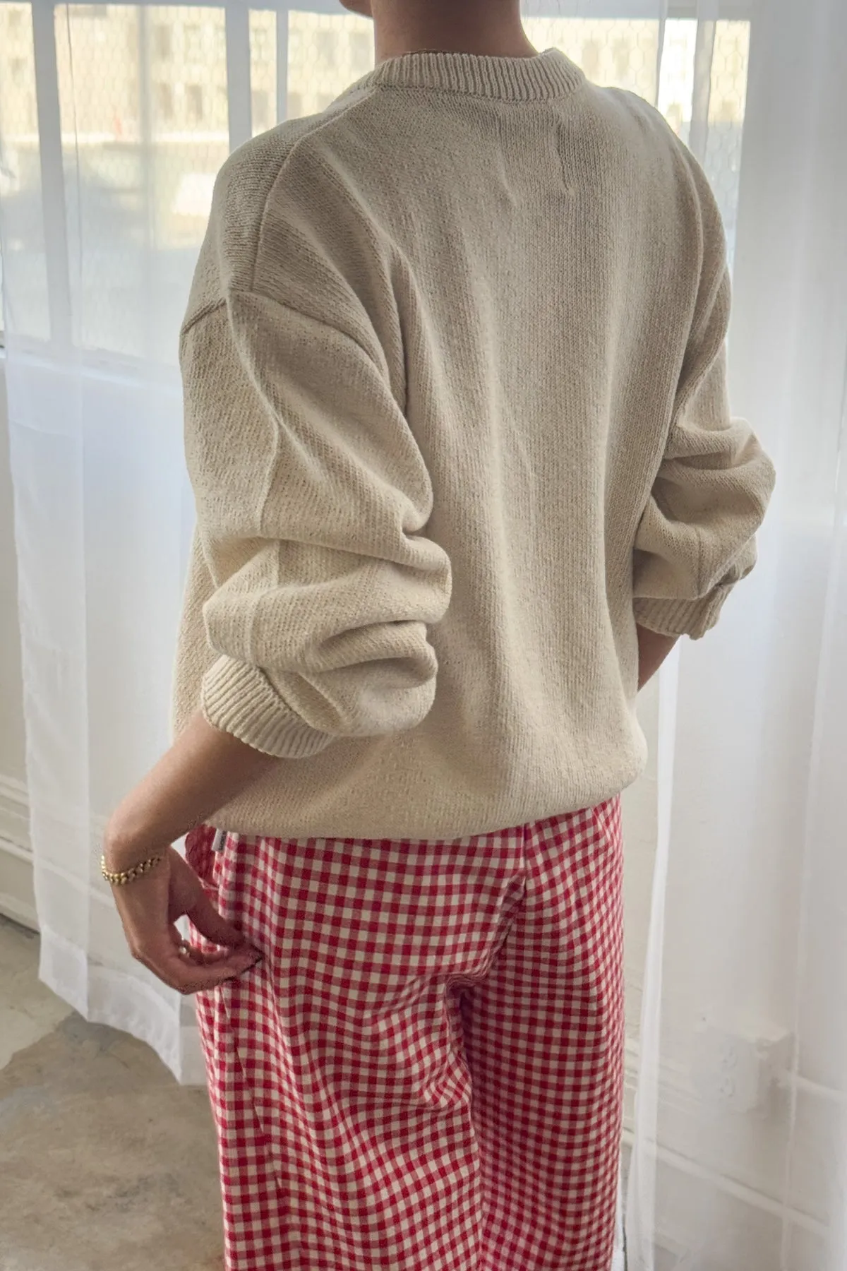 Gabby Sweater in Naturel | Le Bon Shoppe