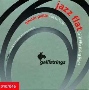 GALLI - muta ch. el. - JAZZ FLAT - Tape wound - Extra Light .010-.046