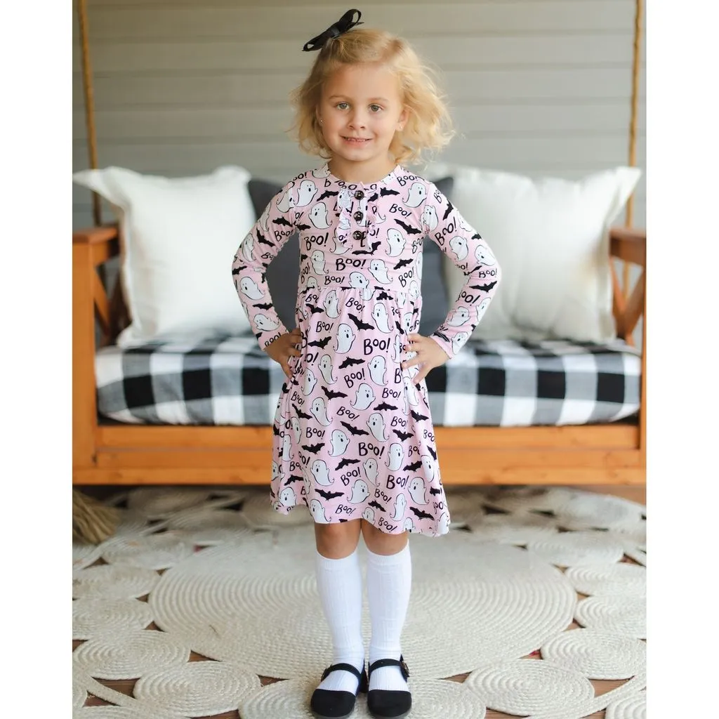 Gigi and Max Boo L/S Tutu Dress