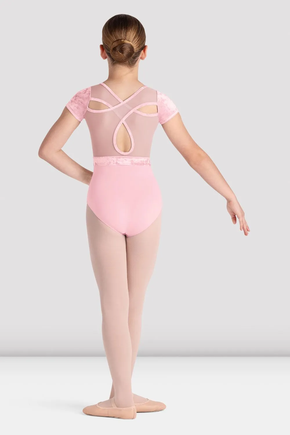 Girls Amelia Cap Sleeve Leotard