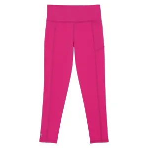 Girls Magenta Pink Long Leggings