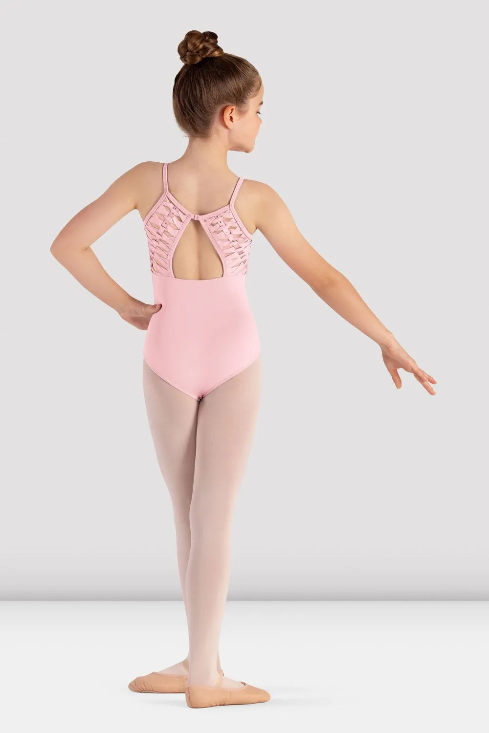Girls Olivea Open Back Leotard