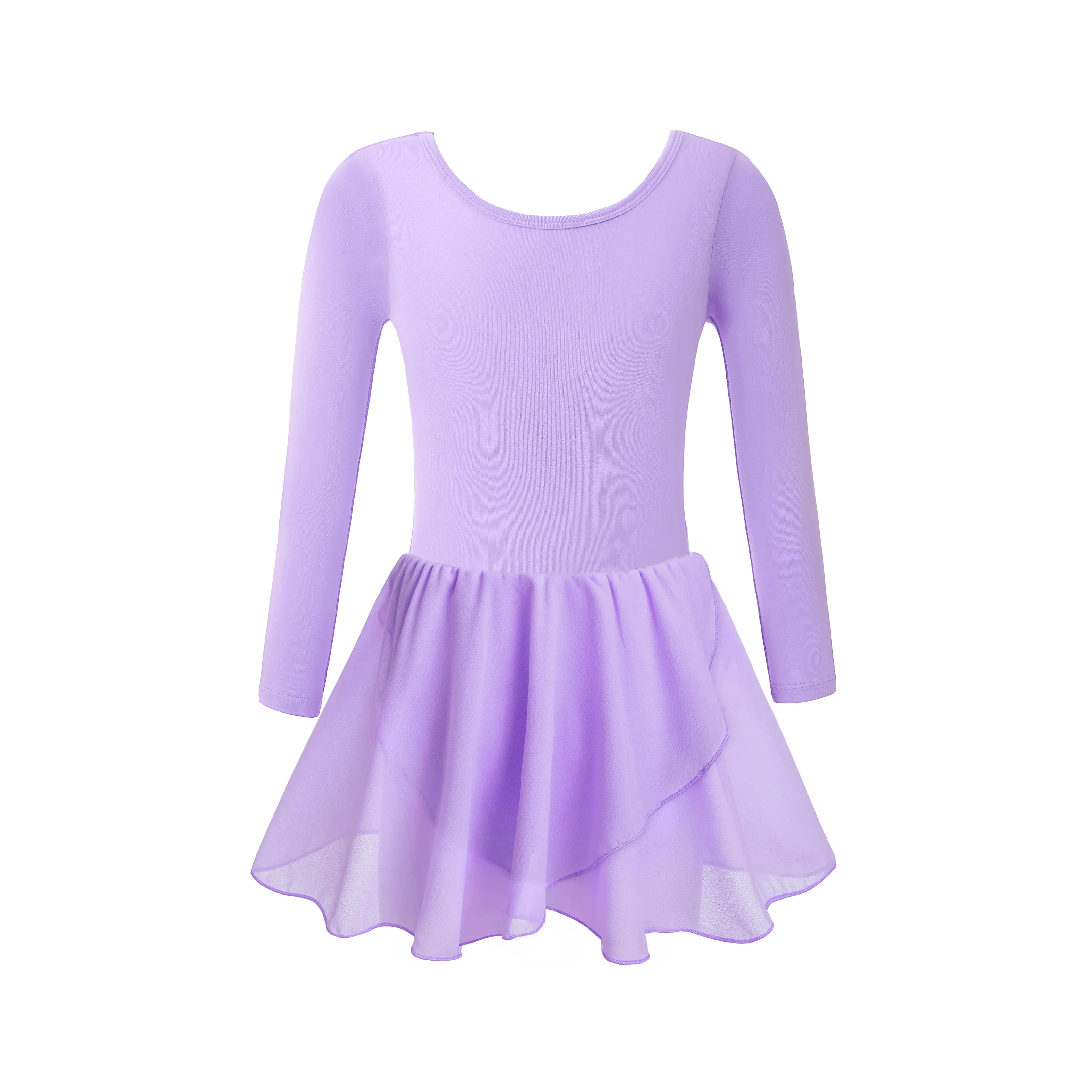 Girls Tank Ballet Leotard with Skirt: Butterfly Hollow Back Design Toddler Ballerina Dance Tutu Dress