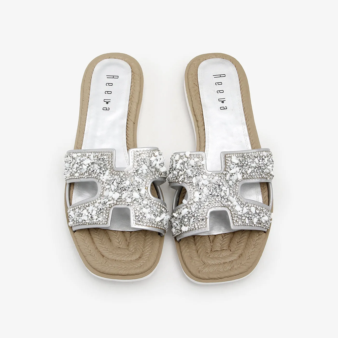 Glittery Chappals for Women