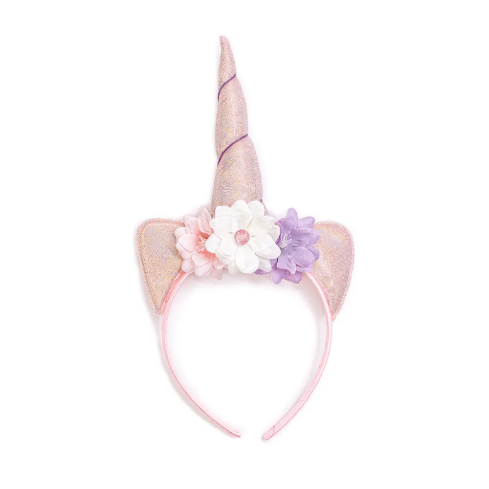 GREAT PRETENDER PINK UNICORN DRESS WITH HEADBAND 5-6