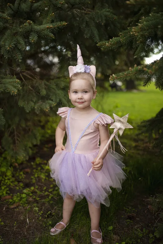 GREAT PRETENDER PINK UNICORN DRESS WITH HEADBAND 5-6