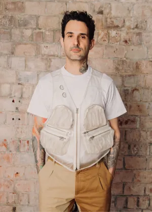Guillermo Bravo Fisherman Vibes Utility Vest, Vinyl
