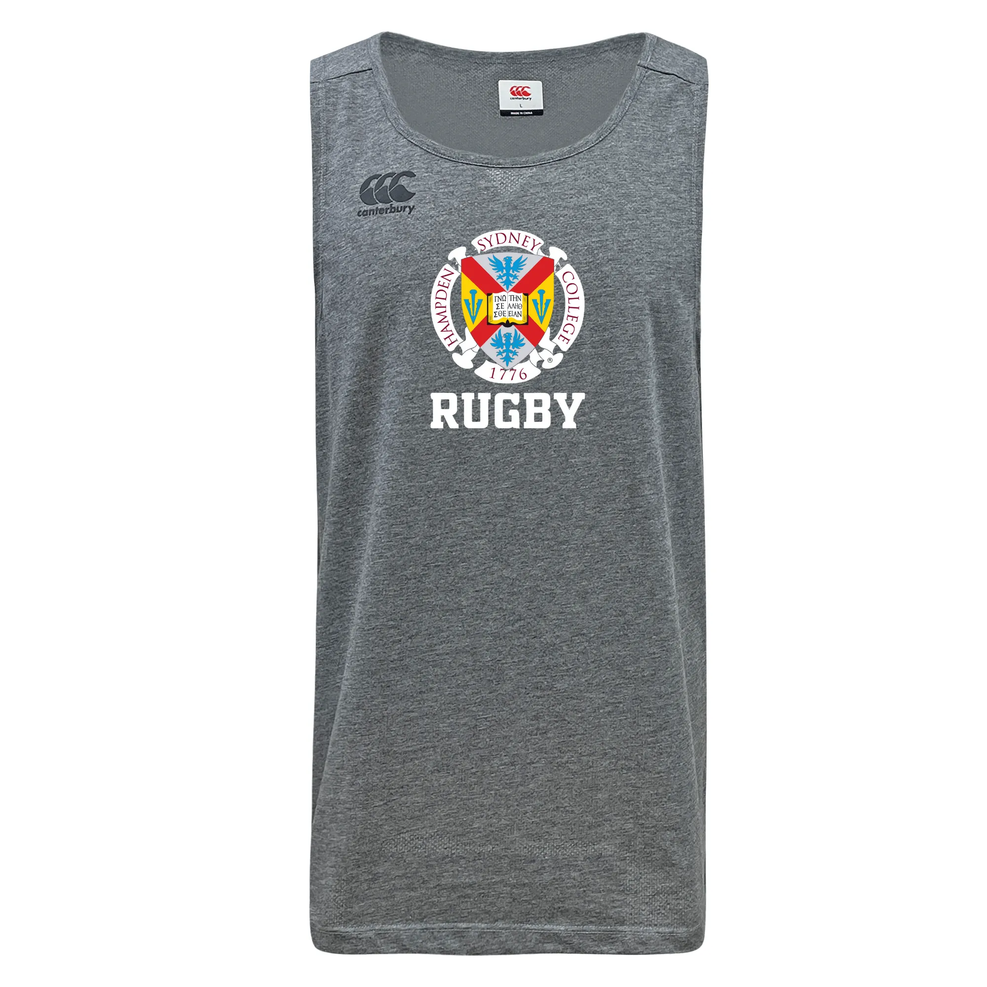 Hampden Sydney College Tempo Vapodri Singlet by Canterbury