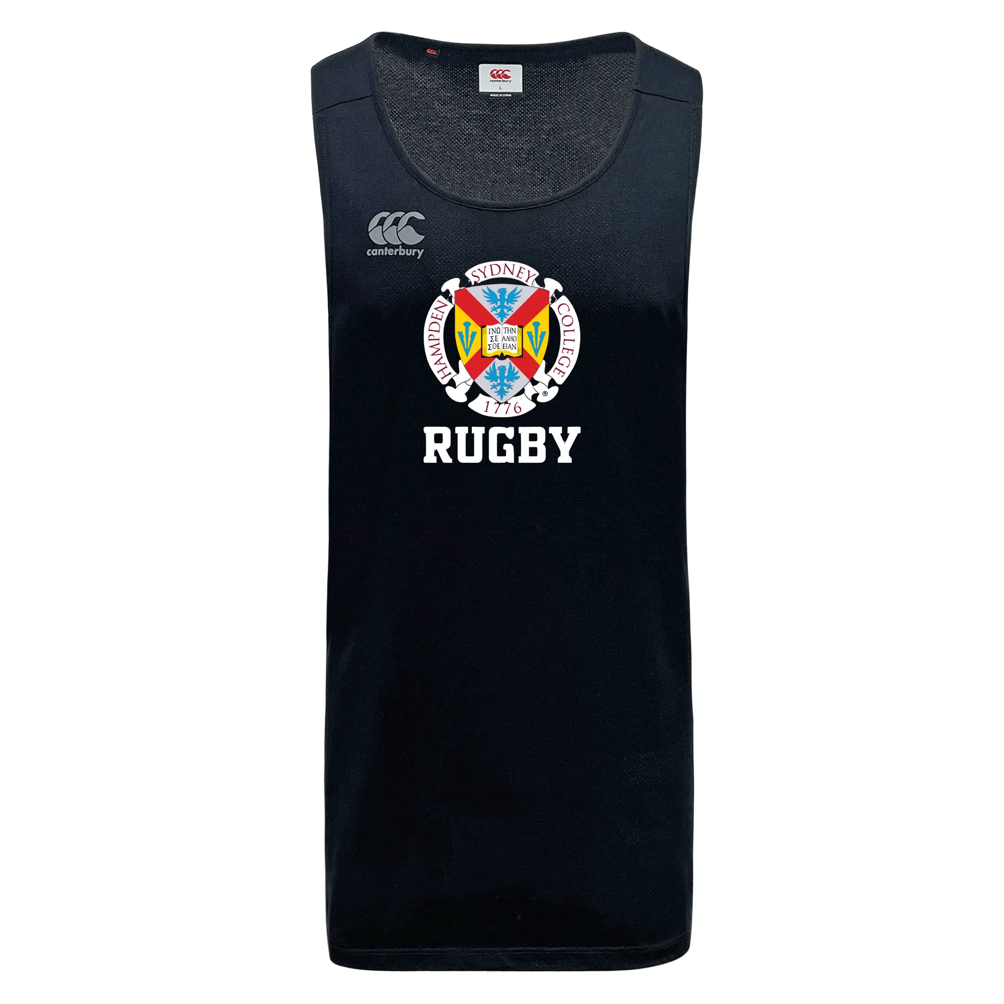 Hampden Sydney College Tempo Vapodri Singlet by Canterbury