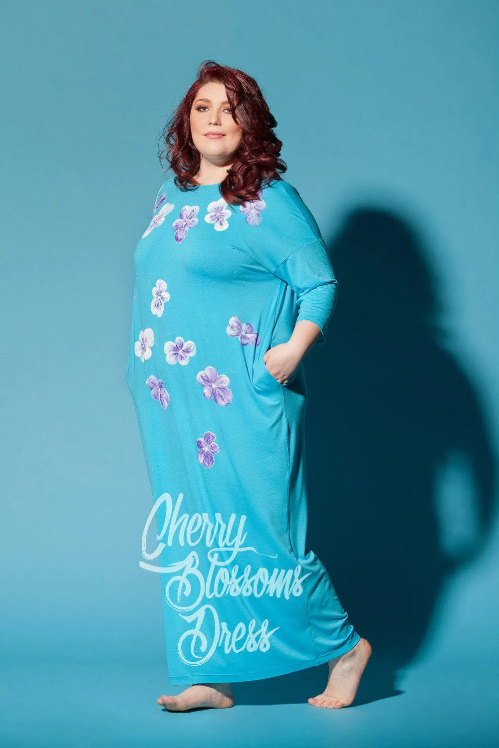 Hand Made Painted Flower Dress, 054.274