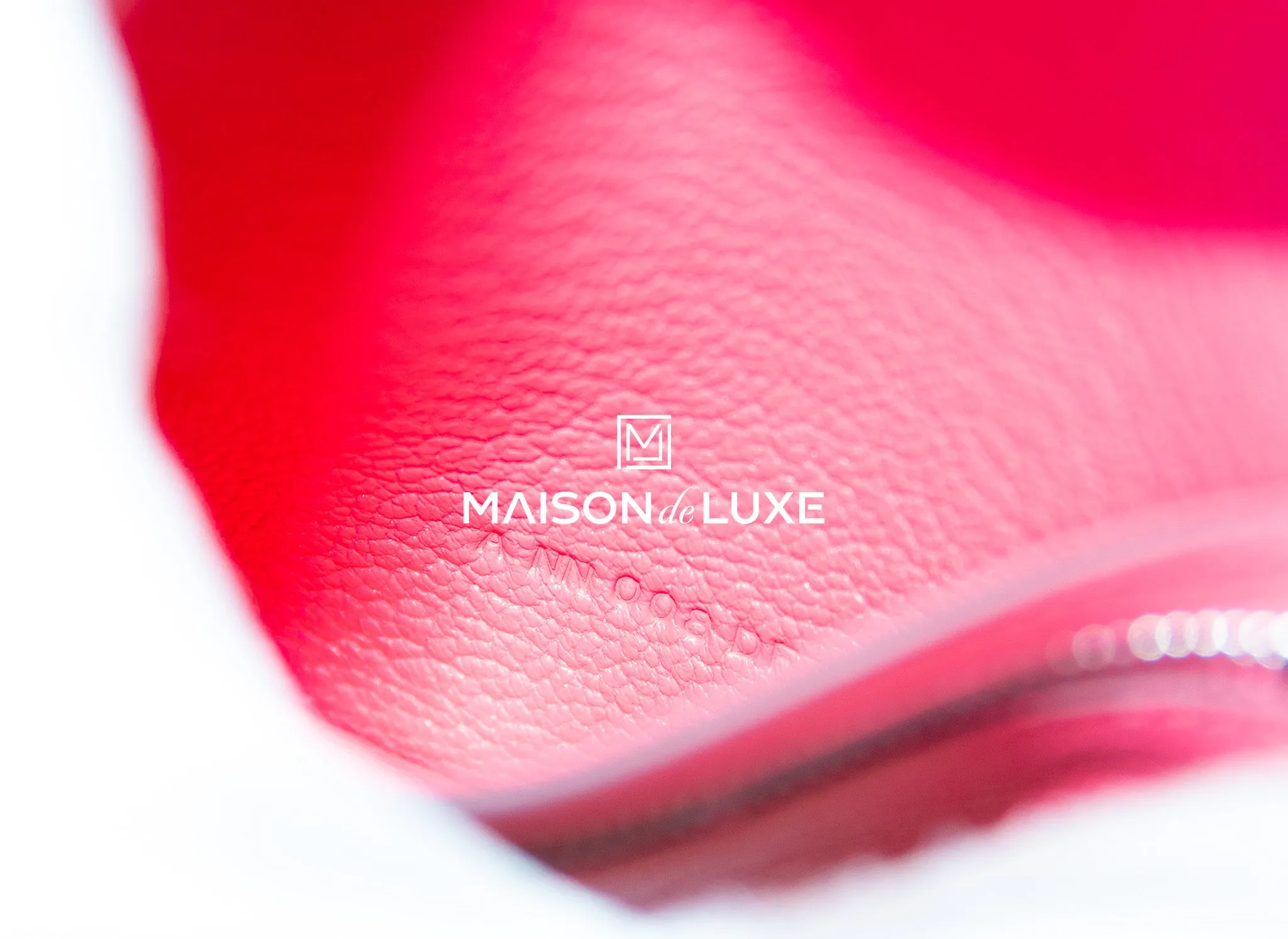 Hermes Rose Lipstick Chèvre Bearn Compact Wallet