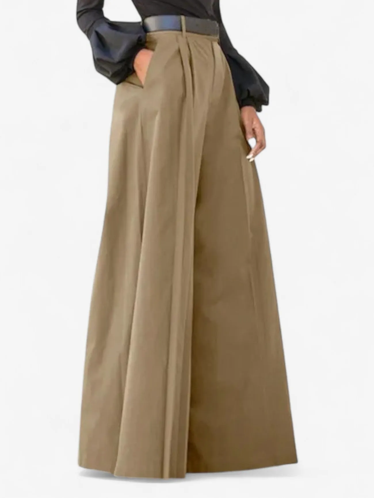 Jada | Women's High Waist Wide Leg Trouser Pants