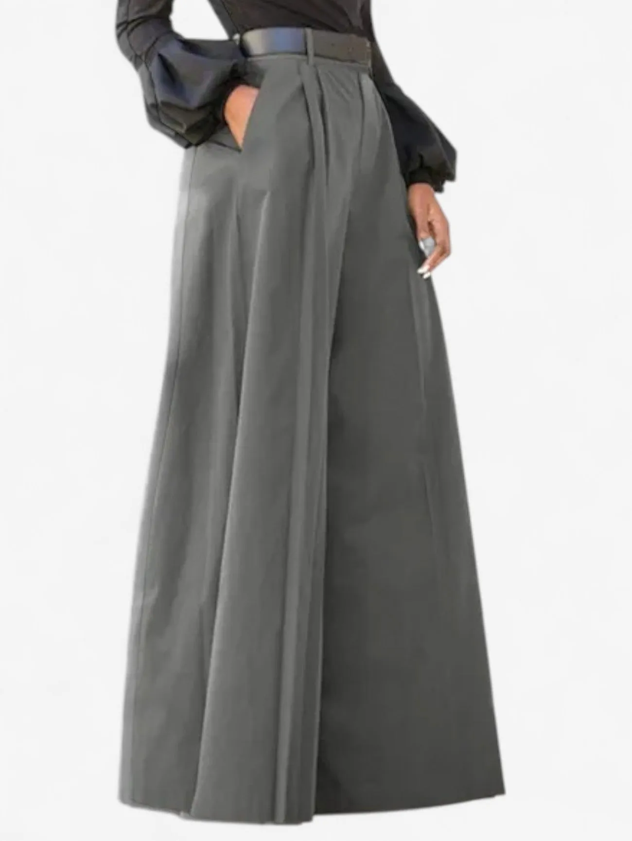 Jada | Women's High Waist Wide Leg Trouser Pants