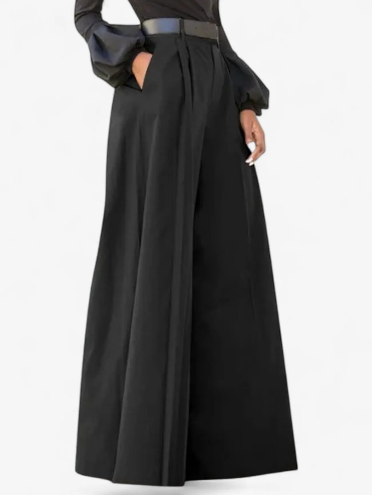 Jada | Women's High Waist Wide Leg Trouser Pants