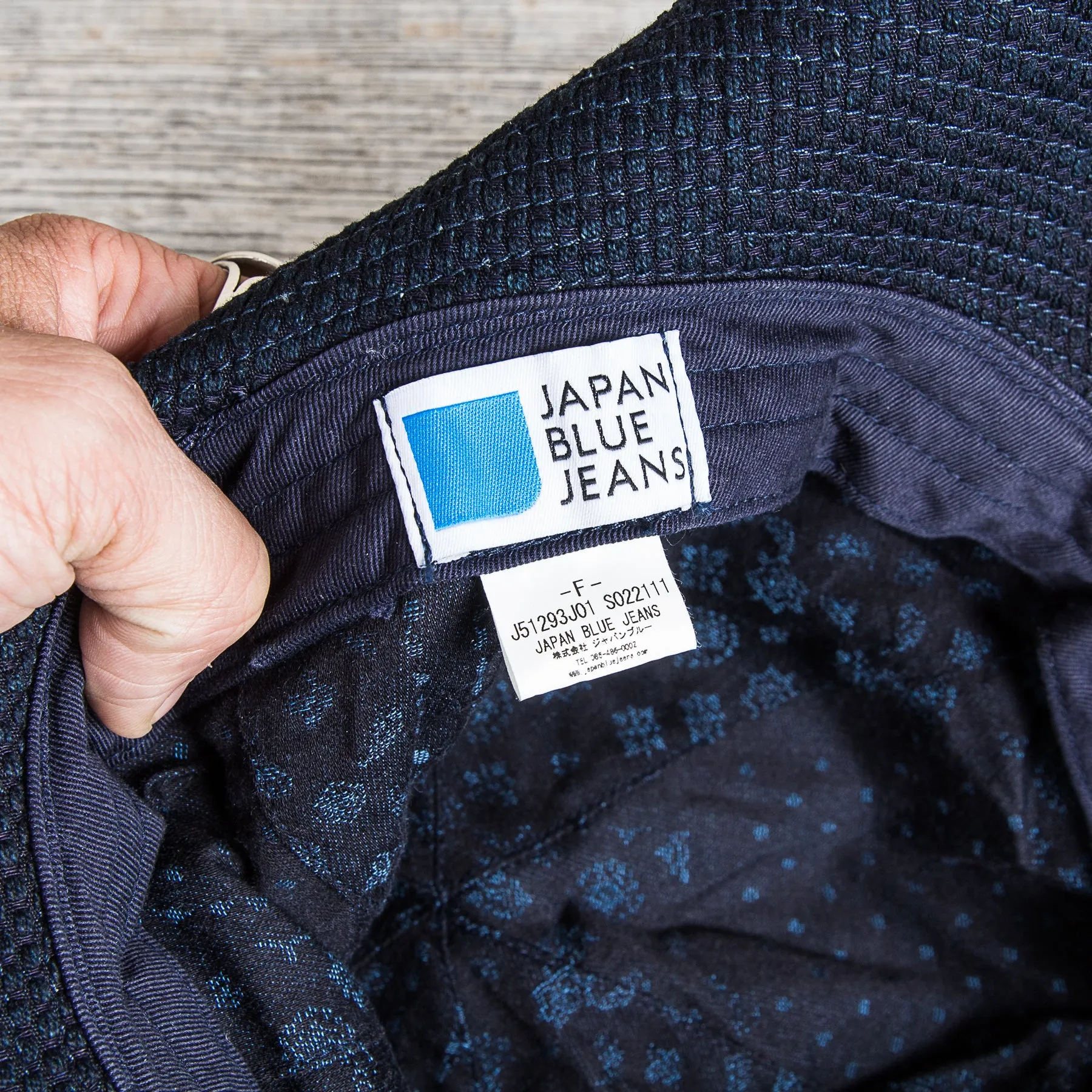 Japan Blue Sashiko Bucket Hat