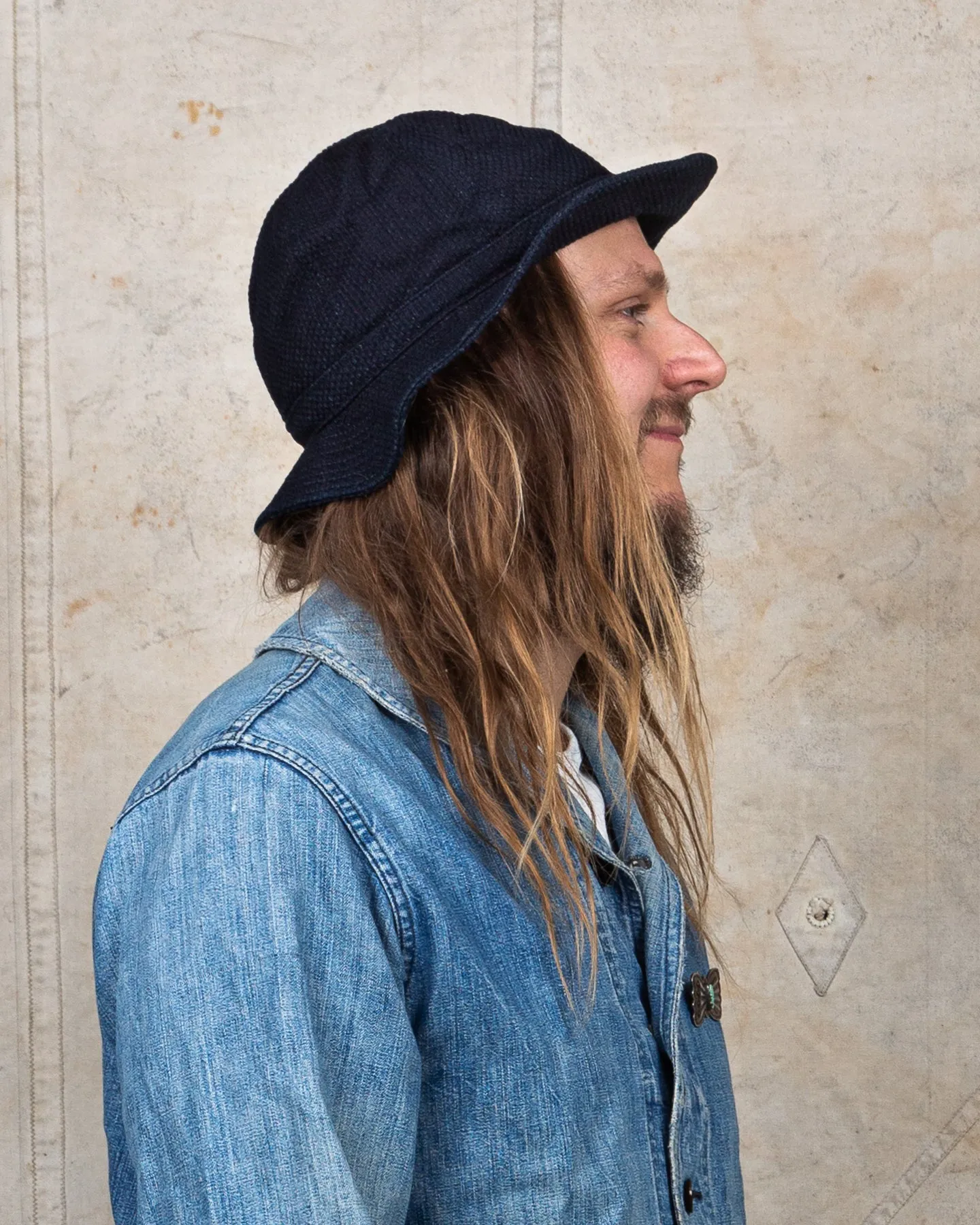 Japan Blue Sashiko Bucket Hat