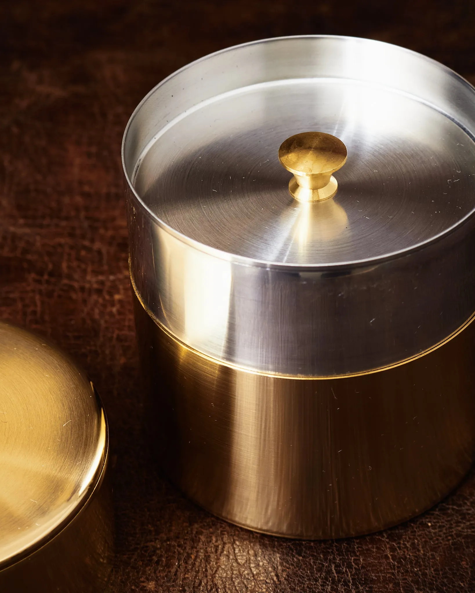 Kaikado Tea Caddy Brass 120g