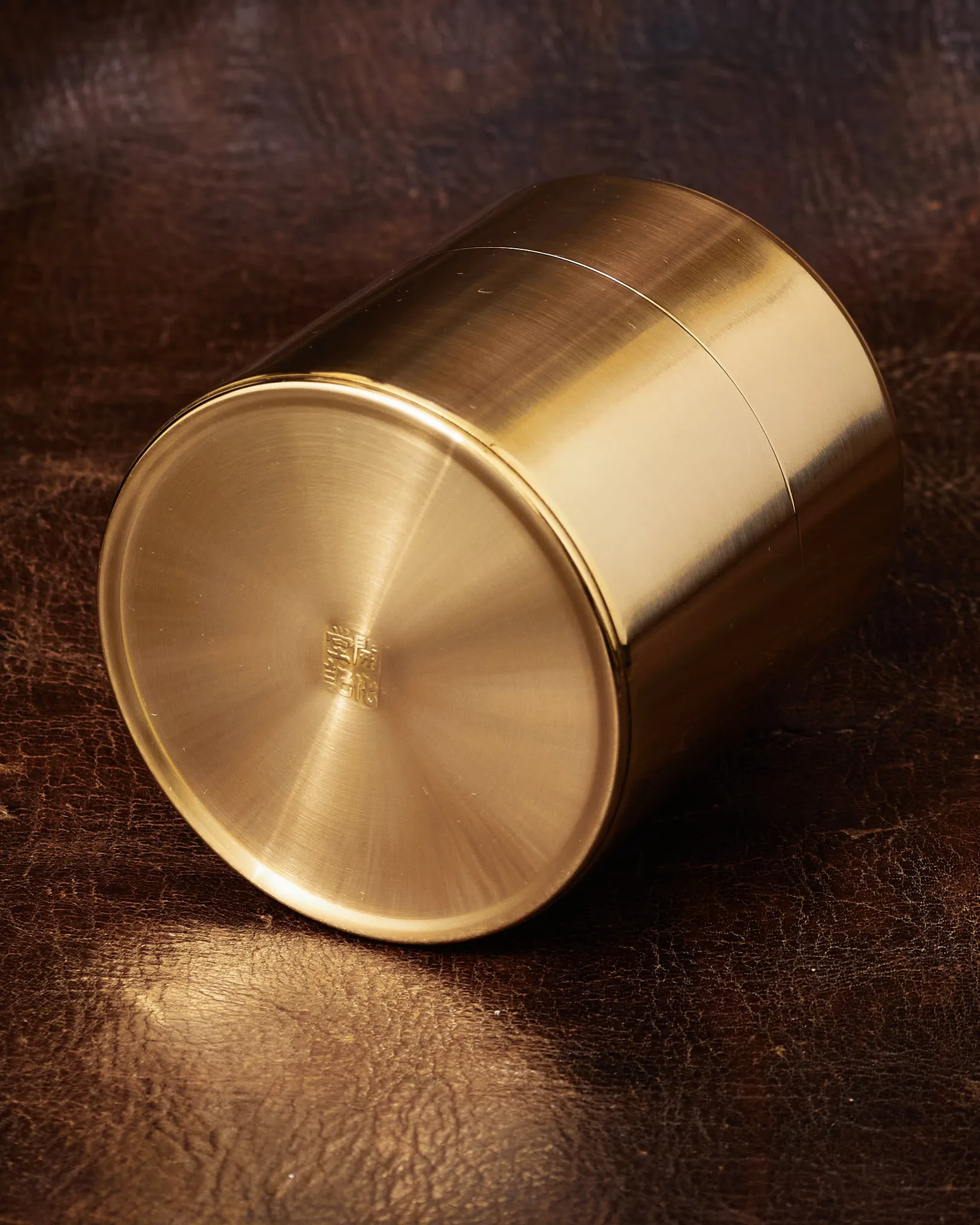 Kaikado Tea Caddy Brass 120g