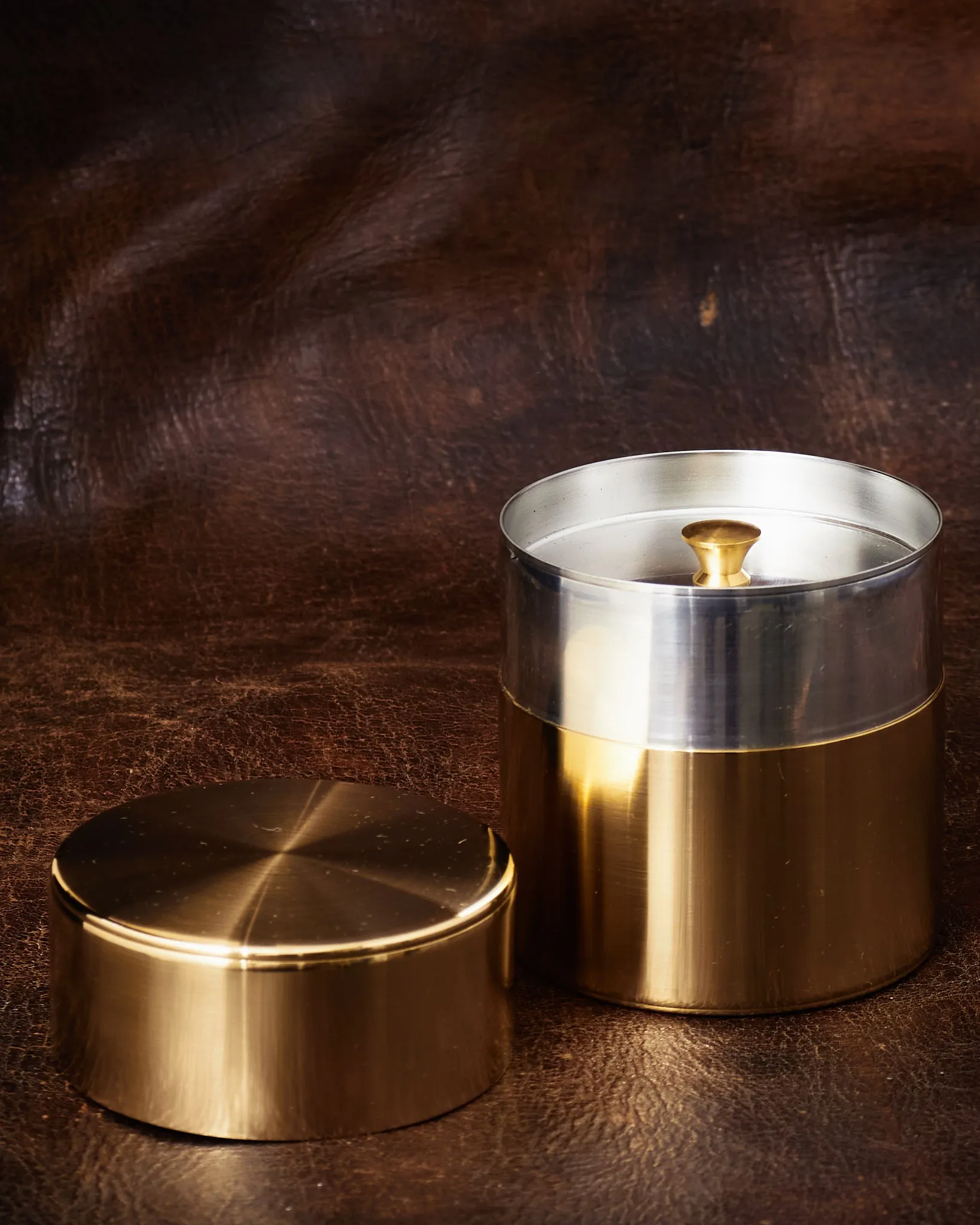 Kaikado Tea Caddy Brass 120g