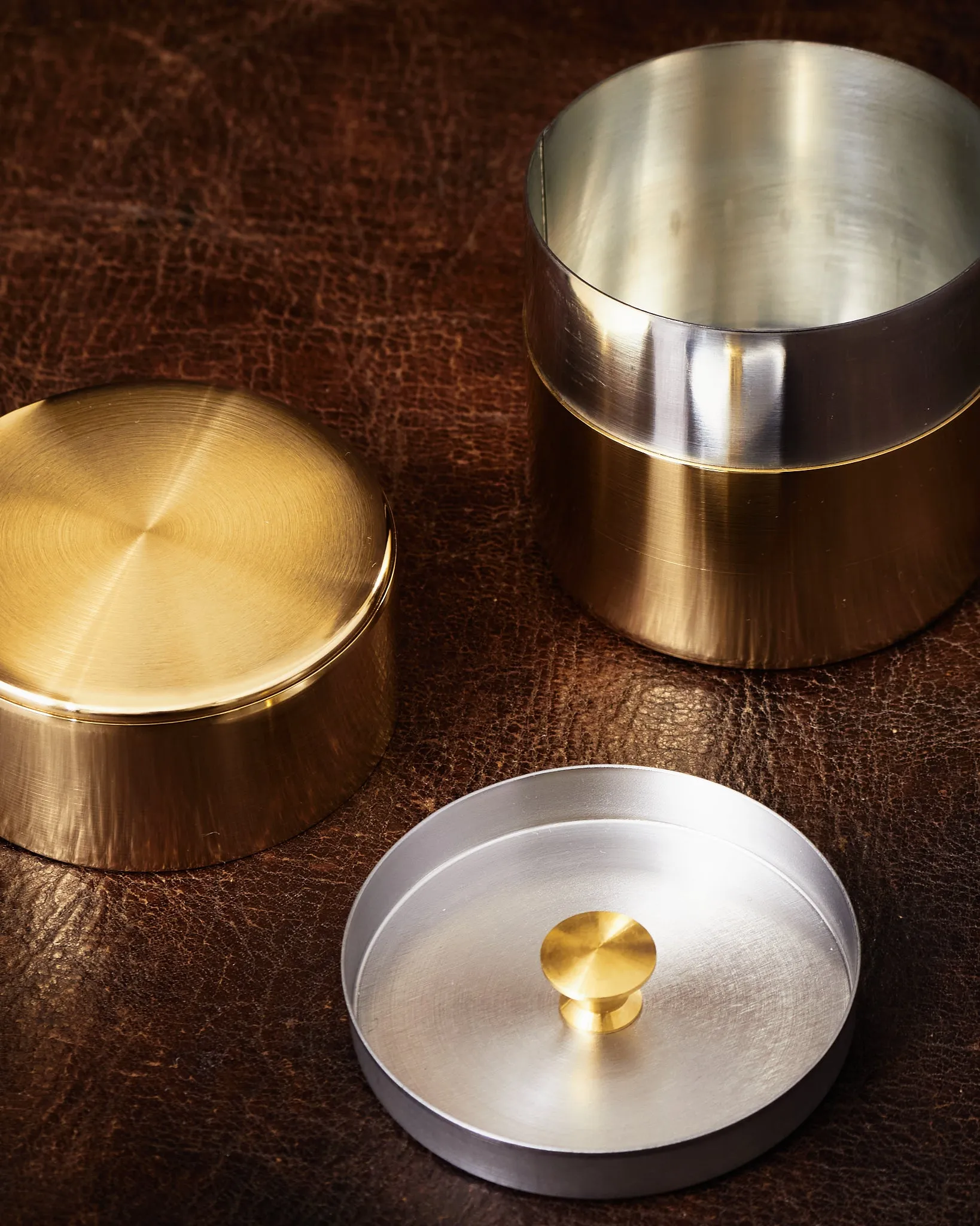 Kaikado Tea Caddy Brass 40g