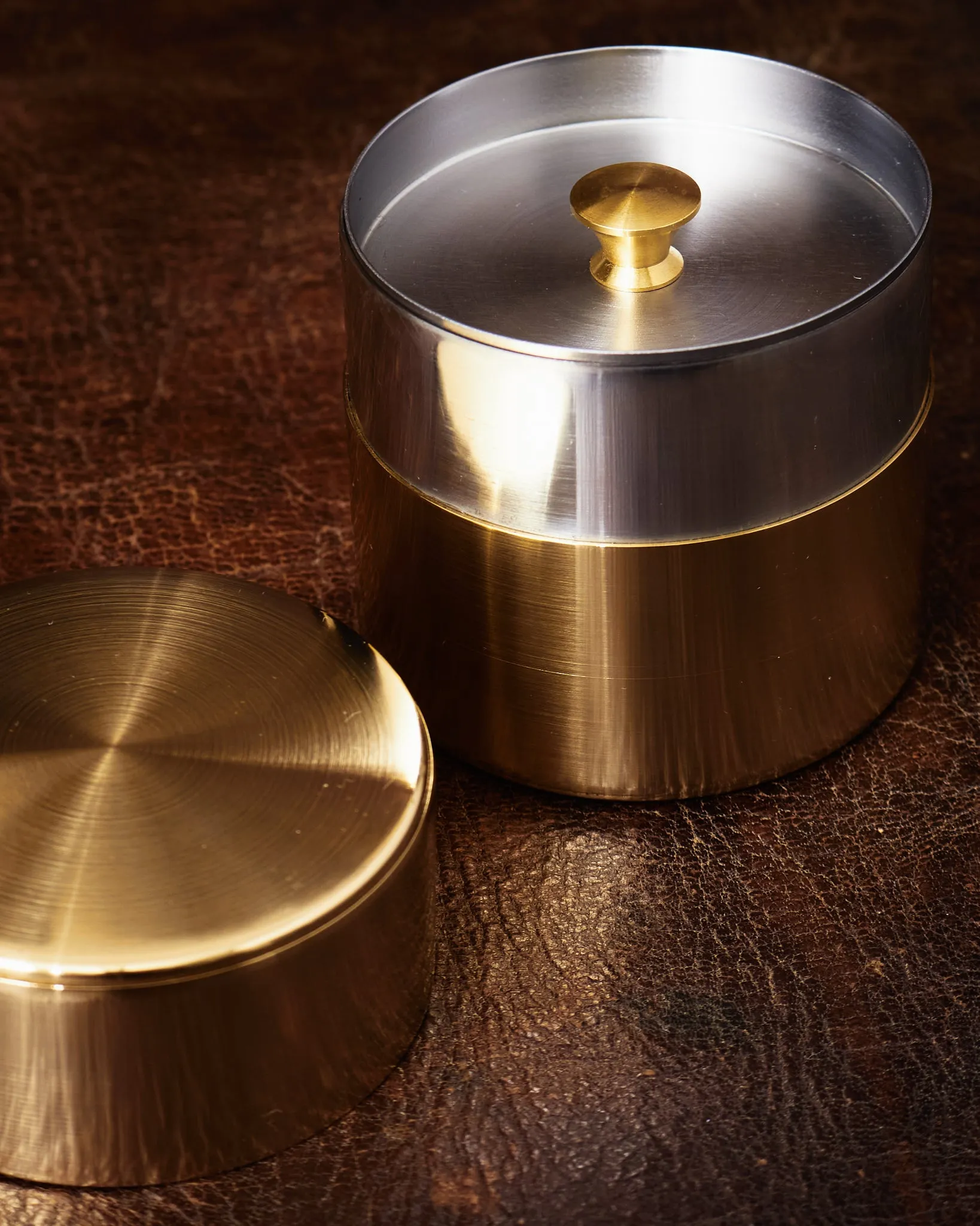 Kaikado Tea Caddy Brass 40g
