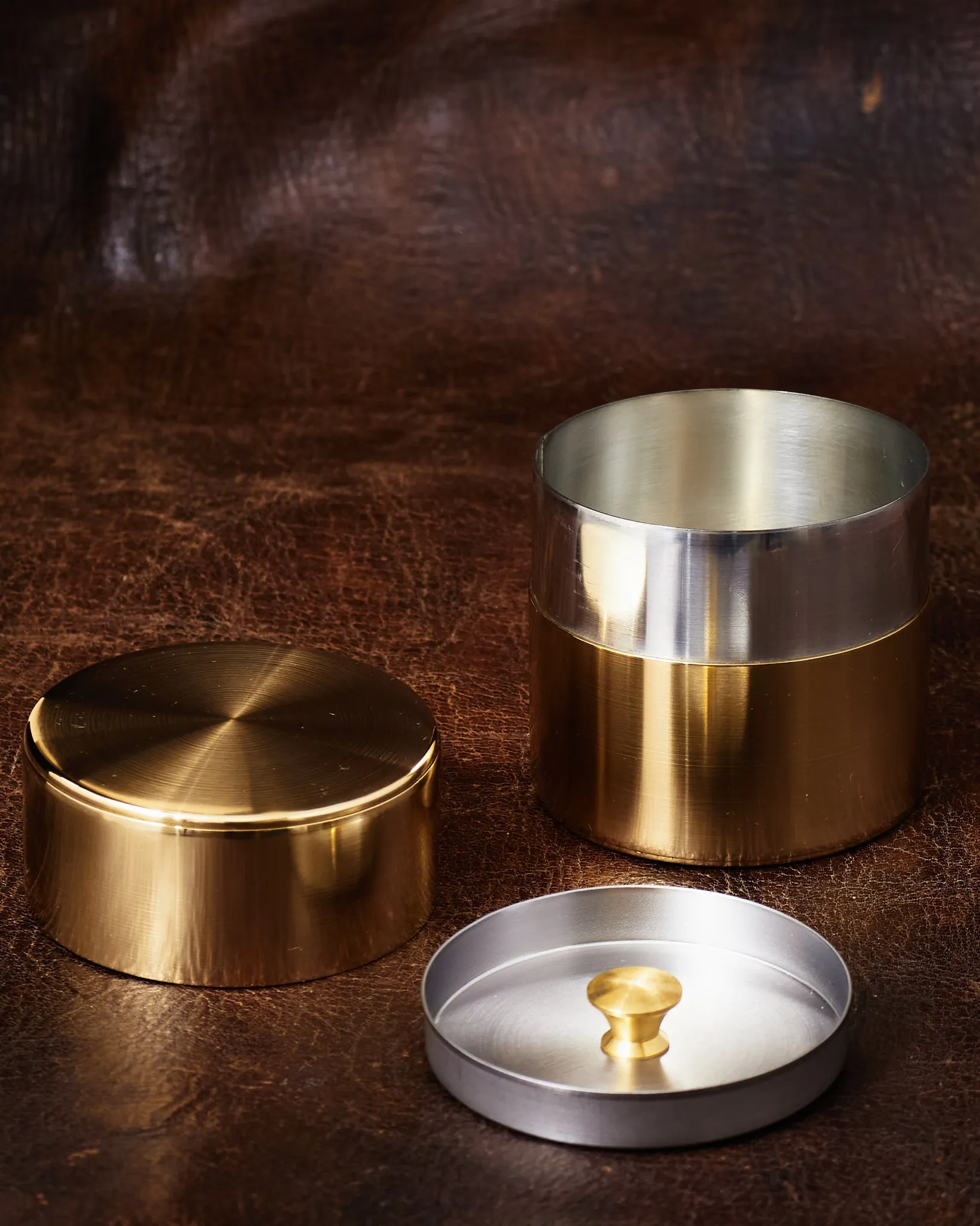 Kaikado Tea Caddy Brass 40g