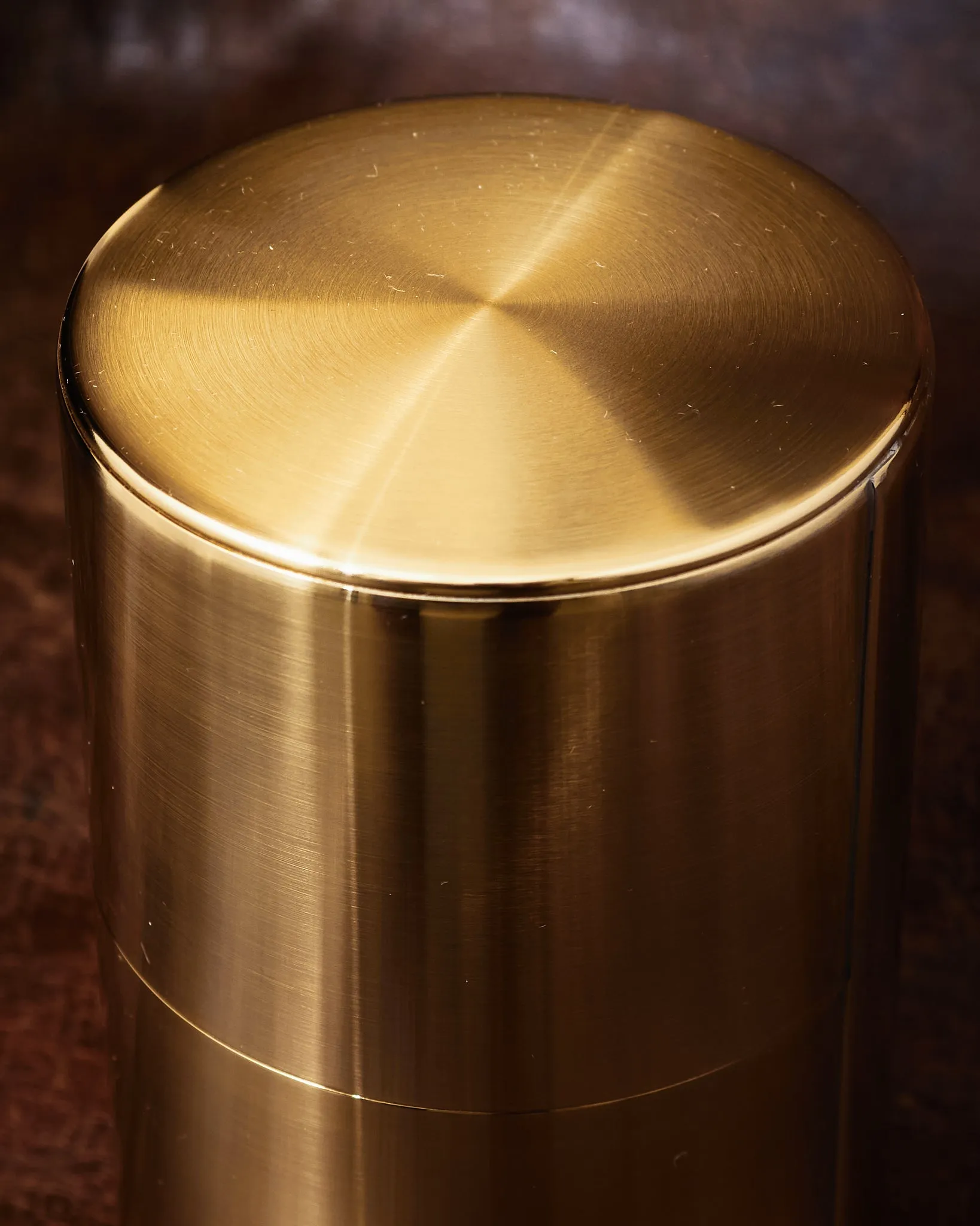 Kaikado Tea Caddy Brass Long 200g