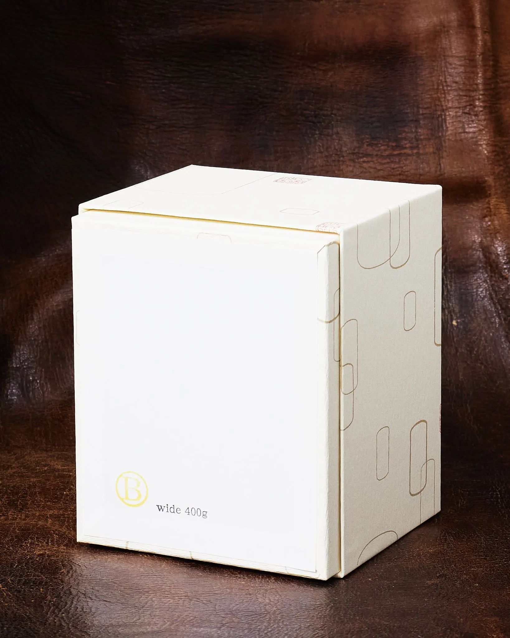 Kaikado Tea Caddy Brass Wide 400g