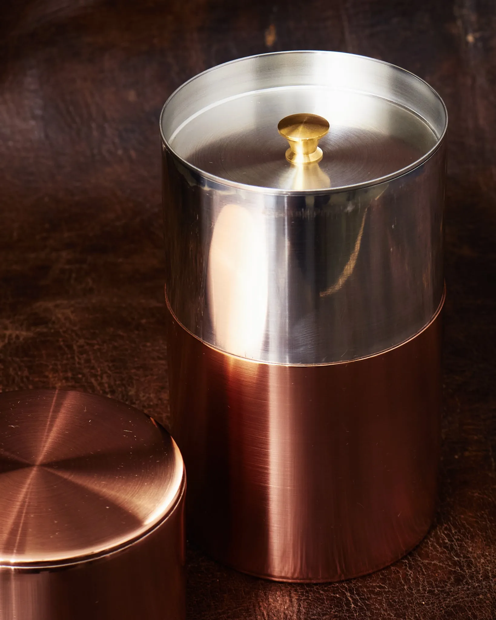 Kaikado Tea Caddy Copper Long 200g