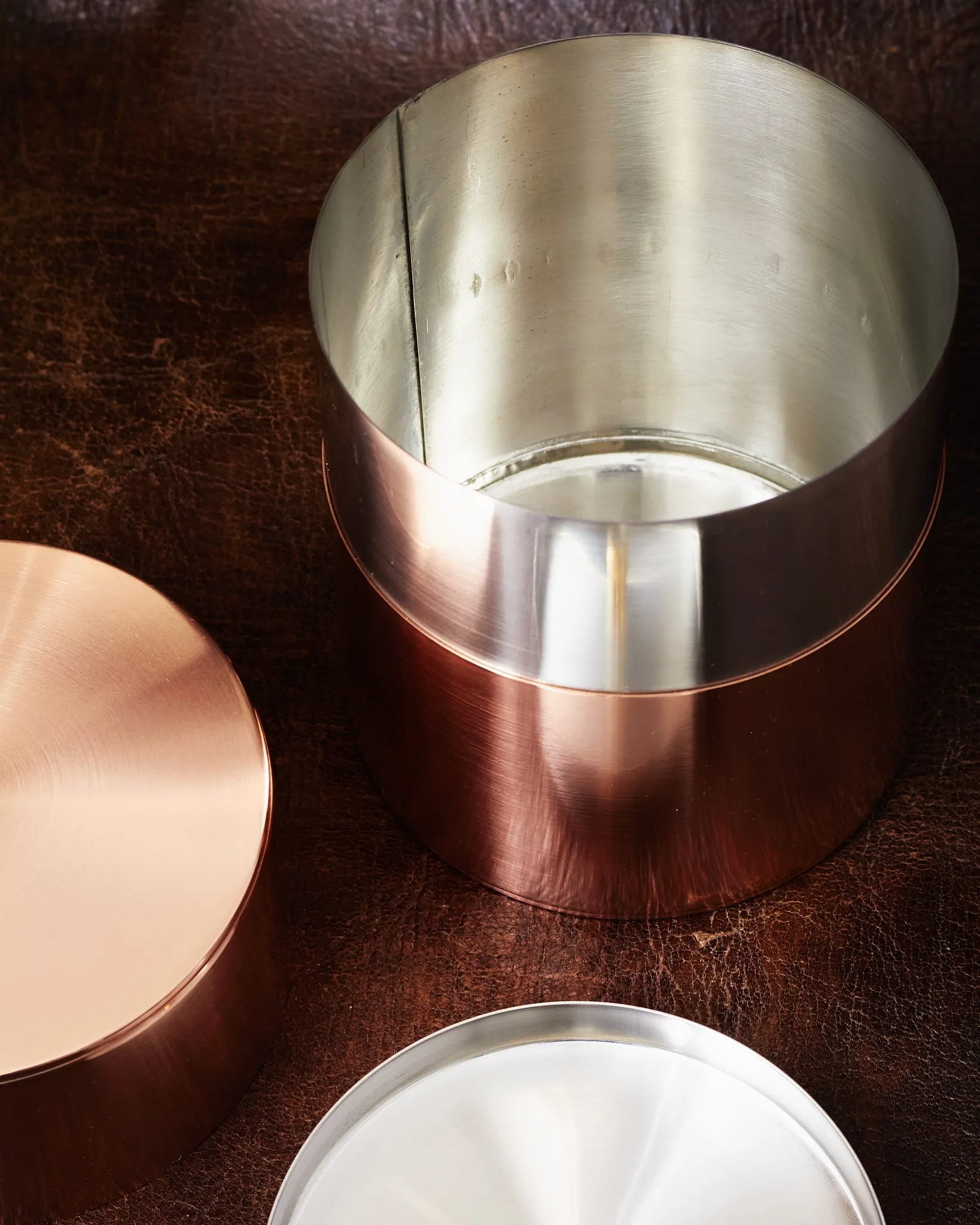 Kaikado Tea Caddy Copper Wide 400g